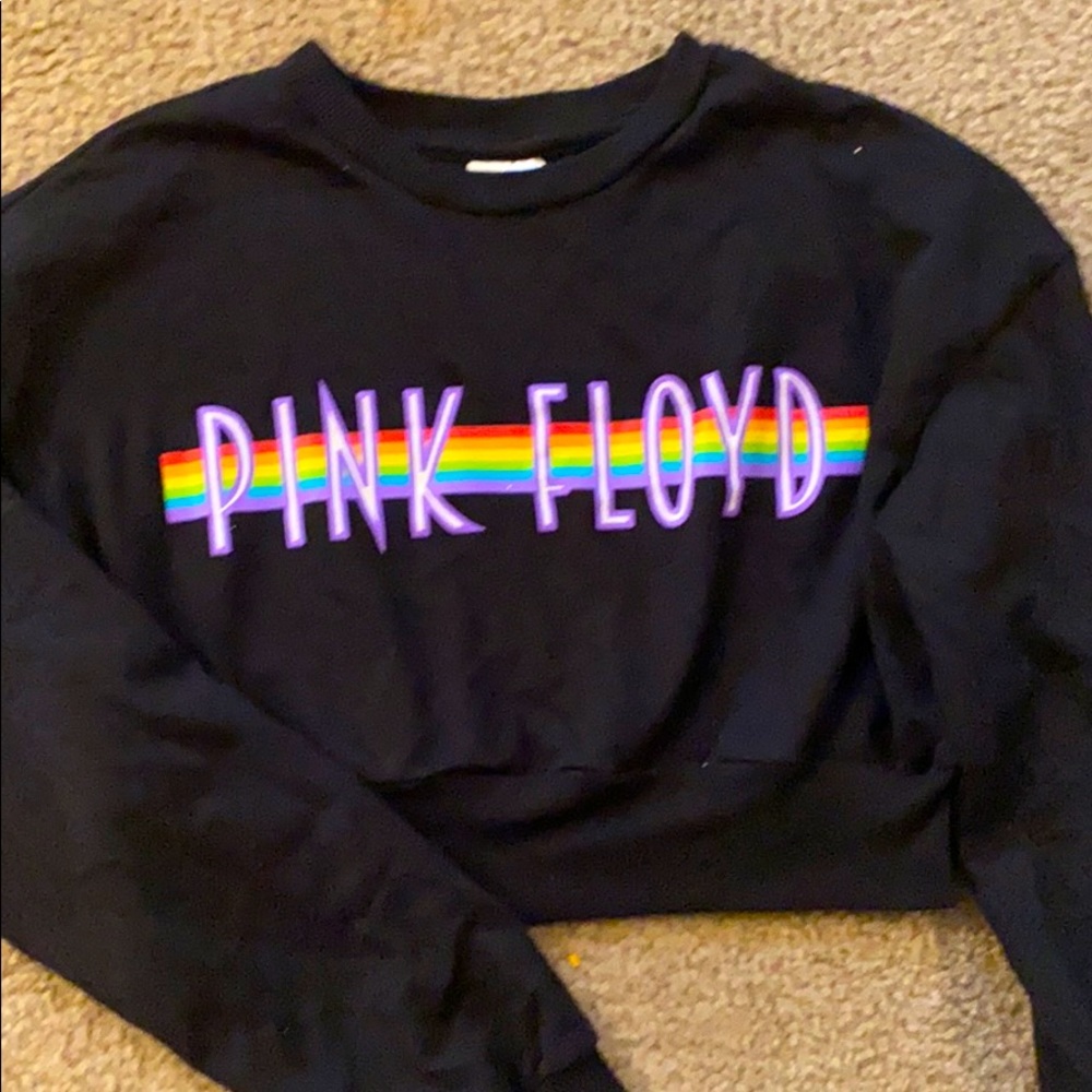 Pink Floyd cropped sweater